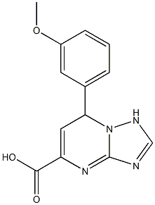 7-(3-methoxyphenyl)-4,7-dihydro[1,2,4]triazolo[1,5-a]pyrimidine-5-carboxylic acid CAS#: 945105-00-0