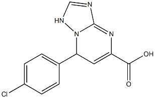7-(4-chlorophenyl)-4,7-dihydro[1,2,4]triazolo[1,5-a]pyrimidine-5-carboxylic acid CAS#: 933216-52-5