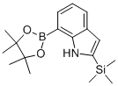 7-(4,4,5,5-TETRAMETHYL-1,3,2-DIOXABOROLAN-2-YL)-2-(TRIMETHYLSILYL)-1H-INDOLE CAS#: 919119-70-3