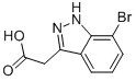 (7-BROMO-1H-INDAZOL-3-YL)ACETIC ACID CAS#: 944899-28-9
