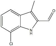7-CHLORO-3-METHYL-1H-INDOLE-2-CARBALDEHYDE CAS#: 910442-16-9