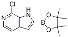 7-Chloro-2-(4,4,5,5-tetramethyl-1,3,2-dioxaborolan-2-yl)-1h-pyrrolo[2,3-c]pyridine CAS#: 942070-50-0