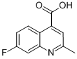 7-FLUORO-2-METHYLQUINOLINE-4-CARBOXYLIC ACID CAS#: 915923-73-8