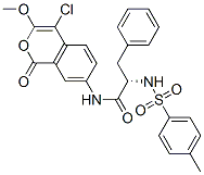 7-((N-tosylphenylalanyl)amino)-4-chloro-3-methoxyisocoumarin CAS#: 99033-29-1