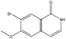7-broMo-6-Methoxyisoquinolin-1(2H)-one CAS#: 924271-34-1