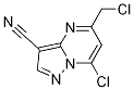 7-chloro-5-(chloroMethyl)pyrazolo[1,5-a]pyriMidine-3-carbonitrile CAS#: 925675-86-1