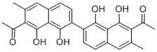 7,7'-Diacetyl-6,6'-dimethyl-2,2'-binaphthalene-1,1',8,8'-tetrol CAS#: 99305-33-6