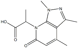 7H-Pyrazolo[3,4-b]pyridine-7-acetic  acid,  1,6-dihydro--alpha-,1,3,4-tetramethyl-6-oxo- CAS#: 937605-36-2