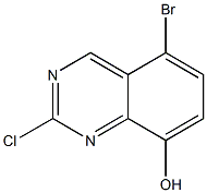 8-Quinazolinol, 5-bromo-2-chloro- CAS#: 953040-03-4