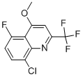 8-chloro-5-fluoro-4-methoxy-2-(trifluoromethyl)quinoline CAS#: 917251-95-7