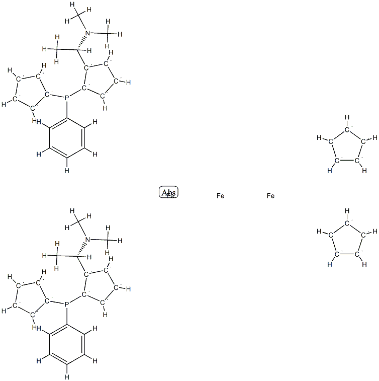 1,1′-Bis{(R)-{(RP)-2-[(S)-1-(diMethylaMino)ethyl]ferrocenyl}phenylphosphino}ferrocene CAS#: 900505-82-0