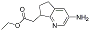 ethyl 2-{3-aMino-5H,6H,7H-cyclopenta[b]pyridin-7-yl}acetate CAS#: 904929-06-2