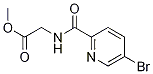 [(5-bromo-pyridine-2-carbonyl)-amino]-acetic acid methyl ester CAS#: 915394-66-0