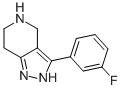 3-(3-FLUOROPHENYL)-4,5,6,7-TETRAHYDRO-2H-PYRAZOLO[4,3-C]PYRIDINE CAS#: 916423-50-2