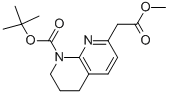 (8-BOC-5,6,7,8-TETRAHYDRO-[1,8]NAPHTHYRIDIN-2-YL)-ACETIC ACID METHYL ESTER CAS#: 925889-81-2