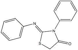 3-Phenyl-2-[(Z)-phenylimino]-thiazolidin-4-one CAS#: 931098-66-7