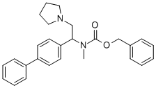 1-PYRROLIDIN-2-(4'-BIPHENYL)-2-(N-CBZ-N-METHYL)AMINO-ETHANE CAS#: 936498-13-4
