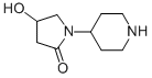 4-HYDROXY-1-PIPERIDIN-4-YL-PYRROLIDIN-2-ONE CAS#: 941672-66-8