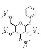 p-Tolyl 1-thio-2,3,4,6-tetra-O-(trimethylsilyl)-β-D-glucopyranoside CAS#: 942043-17-6