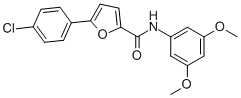 5-(4-Chlorophenyl)-furan-2-carboxylic acid 3,5-dimethoxyphenylamide CAS#: 944261-79-4