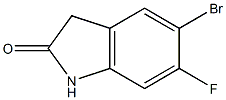5‐bromo‐6‐fluoro‐2,3‐dihydro‐1H‐indol‐2‐one CAS#: 944805-66-7