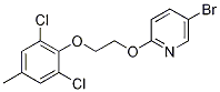 5-bromo-2-[2-(2,6-dichloro-4-methyl-phenoxy)-ethoxy]-pyridine CAS#: 945999-98-4