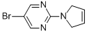 5-Bromo-2-(2,5-dihydro-pyrrol-1-yl)-pyrimidine CAS#: 947534-34-1