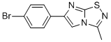 6-(4-Bromo-phenyl)-3-methyl-imidazo[1,2-d][1,2,4]thiadiazole CAS#: 947534-80-7