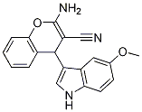 2-amino-4-(5-methoxy-1H-indol-3yl)-4H-chromene-3-carbonitrile CAS#: 953803-01-5