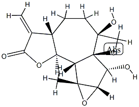 (3aS)-6aβ-Chloro-3aβ,4,5,6,6a,7,7aβ,8a,8bβ,8cα-decahydro-6β,7α-dihydroxy-6,8aβ-dimethyl-3-methyleneoxireno[2,3]azuleno[4,5-b]furan-2(3H)-one CAS#: 98259-96-2