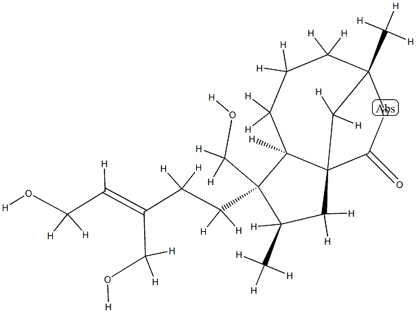 [3S,6aβ,(+)]-3,4,5,6,6a,7,8,9-Octahydro-7-[(Z)-5-hydroxy-3-hydroxymethyl-3-pentenyl]-7α-hydroxymethyl-3,8α-dimethyl-3α,9aα-methano-1H-cyclopenta[c]oxocin-1-one CAS#: 98263-93-5