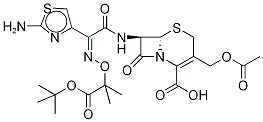 7β-[(Z)-2-(2-AMinothiazol-4-yl)-2-(1-carboxy-1-MethylethoxyiMino)acetaMido]-3-acetoxyMethyl-3-cepheM-4-carboxylic Acid tert-Butyl Ester CAS#: 98382-95-7