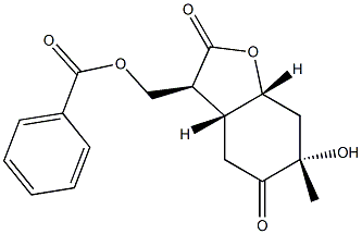 [3S,3aα,7aα,(-)]-3a,6,7,7a-Tetrahydro-6β-hydroxy-3α-[(benzoyloxy)methyl]-6-methylbenzofuran-2,5(3H,4H)-dione CAS#: 98751-77-0
