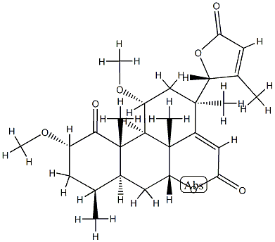 [17R,13α,(-)]-7α,17-Dihydroxy-2α,11α-dimethoxy-4β,8-dimethyl-1-oxo-24-nor-16,17-seco-5α-chola-14,20(22)-diene-16,23-dioic acid 16,7:23,17-dilactone CAS#: 98874-67-0
