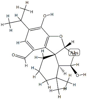 [4aS,6aR,11bR]-1,2,3,4,4aβ,5-Hexahydro-5α,8-dihydroxy-4,4-dimethyl-9-(1-methylethyl)isobenzofuro[1,7a-b]benzofuran-11-carbaldehyde CAS#: 98941-40-3