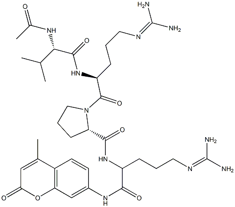 Ac-Val-Arg-Pro-Arg-AMC CAS#: 919515-51-8
