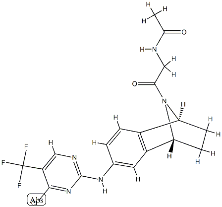 AcetaMide, N-[2-[(1S,4R)-6-[[4-chloro-5-(trifluoroMethyl)-2-pyriMidinyl]aMino]-1,2,3,4-tetrahydronaphthalen-1,4-iMin-9-yl]-2-oxoethyl]- CAS#: 942492-29-7