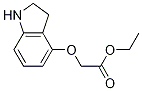 Acetic acid, 2-[(2,3-dihydro-1H-indol-4-yl)oxy]-, ethyl ester CAS#: 947382-57-2