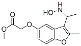 Acetic  acid,  2-[[3-[1-(hydroxyamino)ethyl]-2-methyl-5-benzofuranyl]oxy]-,  methyl  ester CAS#: 938047-81-5