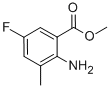 BENZOIC ACID, 2-AMINO-5-FLUORO-3-METHYL-, METHYL ESTER CAS#: 952479-98-0
