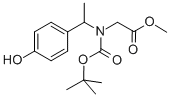(BOC-[1-(4-HYDROXYPHENYL)ETHYL]AMINO)ACETIC ACID METHYL ESTER CAS#: 917562-10-8