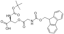 BOC-SER(FMOC-GLY)-OH CAS#: 944283-06-1
