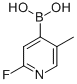 BORONIC ACID, B-(2-FLUORO-5-METHYL-4-PYRIDINYL)- CAS#: 929194-41-2