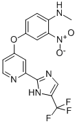 Benzenamine, N-methyl-2-nitro-4-[[2-[5-(trifluoromethyl)-1H-imidazol-2-yl]-4-pyridinyl]oxy]- CAS#: 927880-88-4