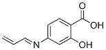 Benzoic acid, 2-hydroxy-4-(2-propenylideneamino)- (9CI) CAS#: 99185-01-0