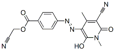 Benzoic  acid,  4-[2-(5-cyano-1,6-dihydro-2-hydroxy-1,4-dimethyl-6-oxo-3-pyridinyl)diazenyl]-,  cyanomethyl  ester CAS#: 949003-05-8