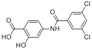 Benzoic acid, 4-[(3,5-dichlorobenzoyl)amino]-2-hydroxy- CAS#: 926196-67-0