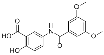 Benzoic acid, 5-[(3,5-dimethoxybenzoyl)amino]-2-hydroxy- CAS#: 926264-77-9