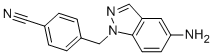 Benzonitrile, 4-[(5-amino-1H-indazol-1-yl)methyl]- CAS#: 939756-08-8