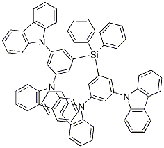 Bis[3,5-di(9H-carbazol-9-yl)phenyl]diphenylsilane CAS#: 944465-42-3